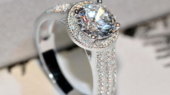 Classic Lotus Diamond Ring for Wedding Diamond Ring