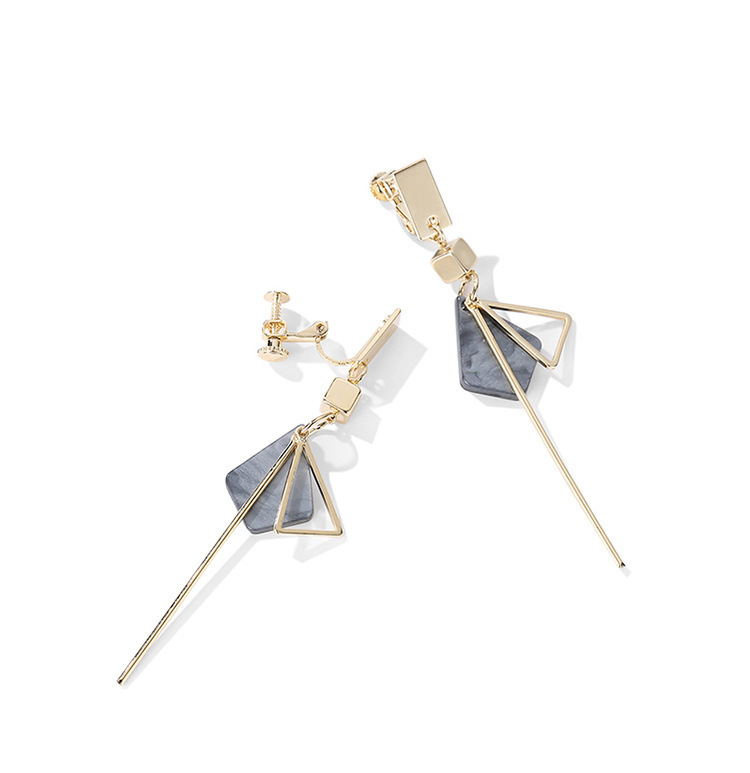 Long style stylish earrings web celebrity earrings with silver needle earrings