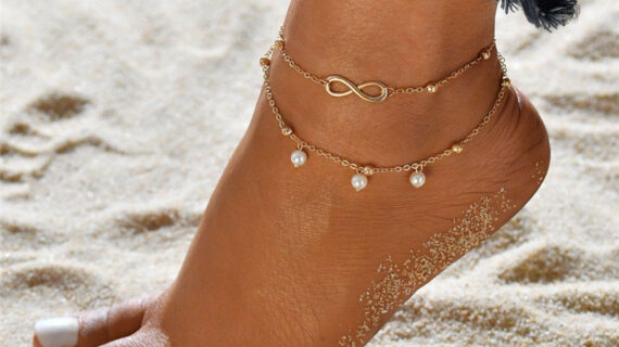 8-shaped Multilayer Anklet