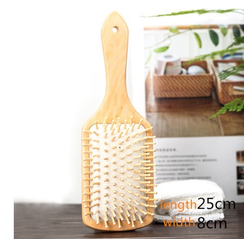 Comb Head Massage Meridians Wooden Comb Anti Static Hair Loss Comb Massage Comb