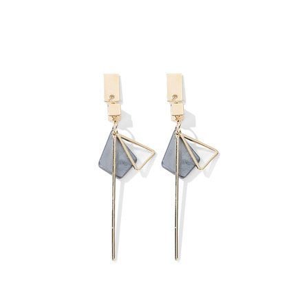 Long style stylish earrings web celebrity earrings with silver needle earrings