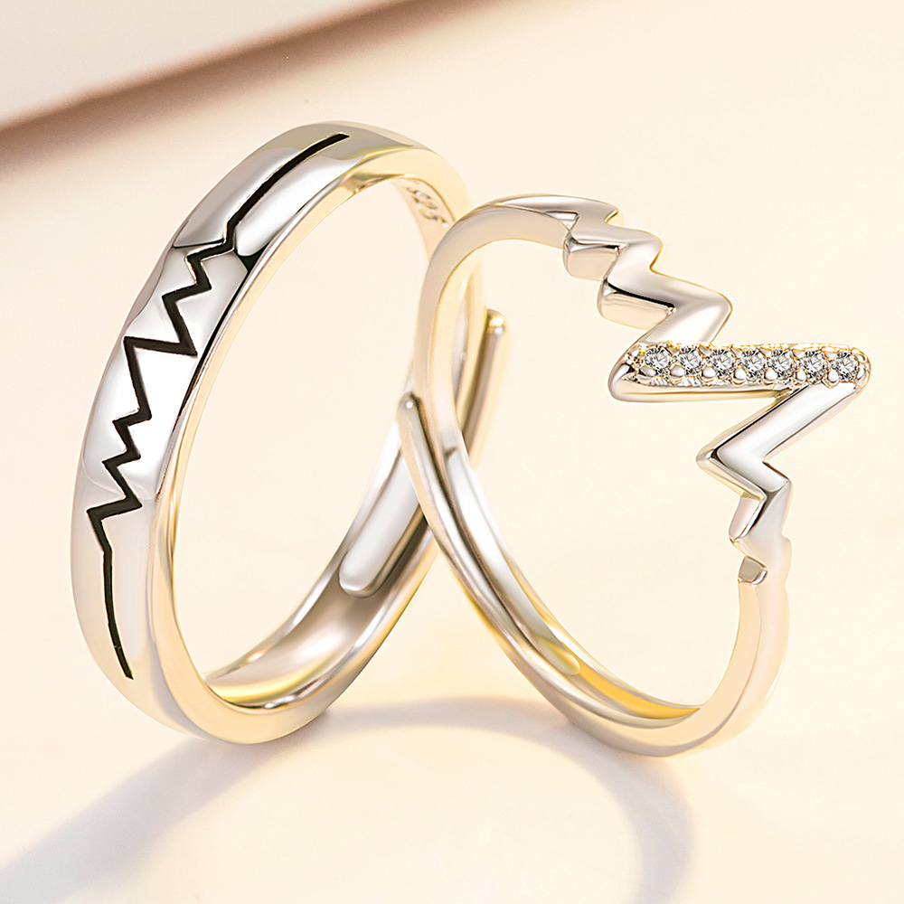 Ladies Fashion Japanese And Korean Style Couple Rings
