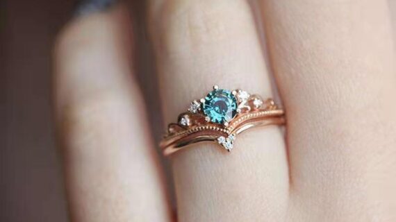 Fashion Plating Rose Gold Women's Rings
