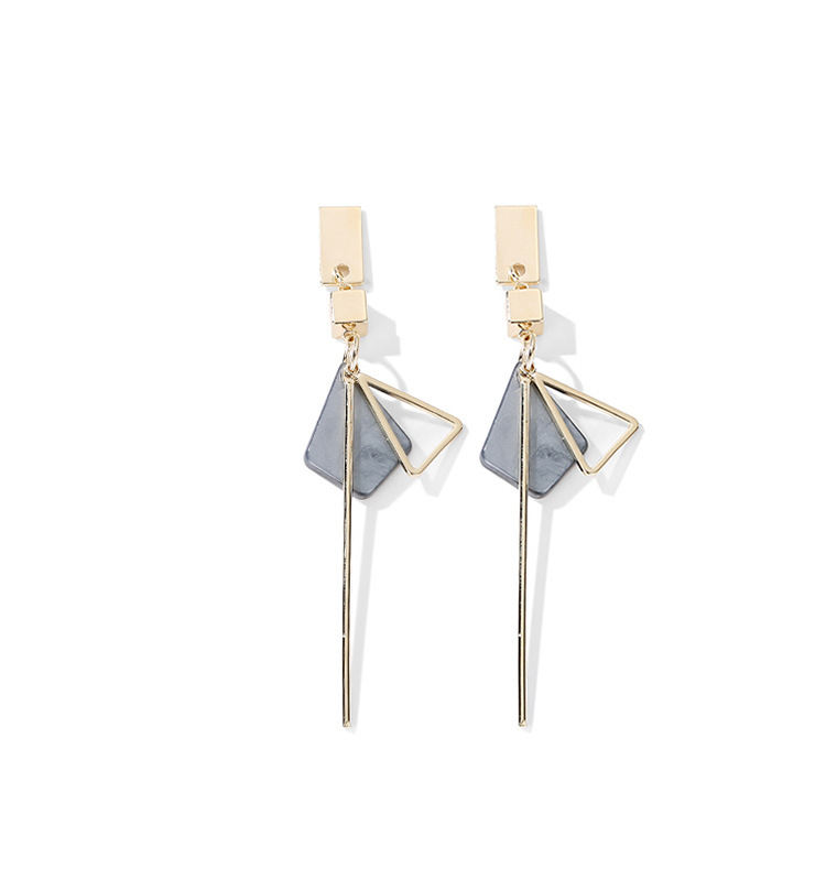 Long style stylish earrings web celebrity earrings with silver needle earrings