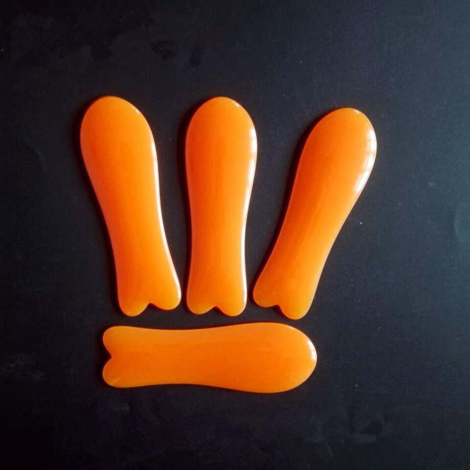 Beeswax Head Scraping Comb Gua Sha Scraping Board Meridian Facial Beauty Tendon Stick