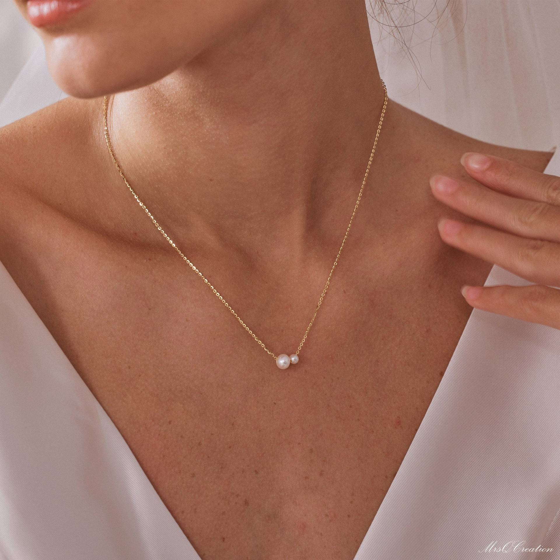 Bohemian Retro Women's 2 Pearl Necklace