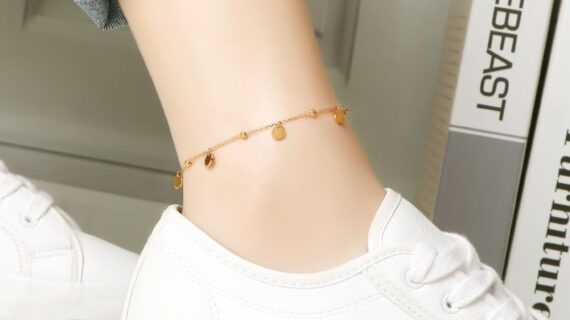 Women's Simple Titanium Steel Anklet