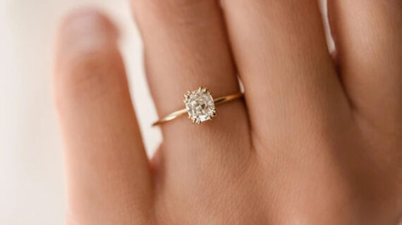 925 Sterling Silver Round Zircon Crystal Rings Women Jeweled