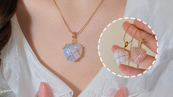 Fashion Moonstone Necklace For Cartoon Princess Love Girl Necklace Novelty Jewelry